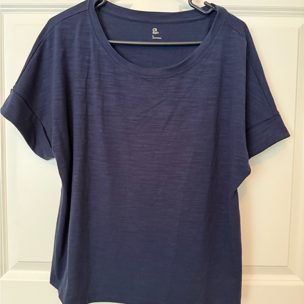 GAP Fit navy Boxy Short Sleeve T-Shirt